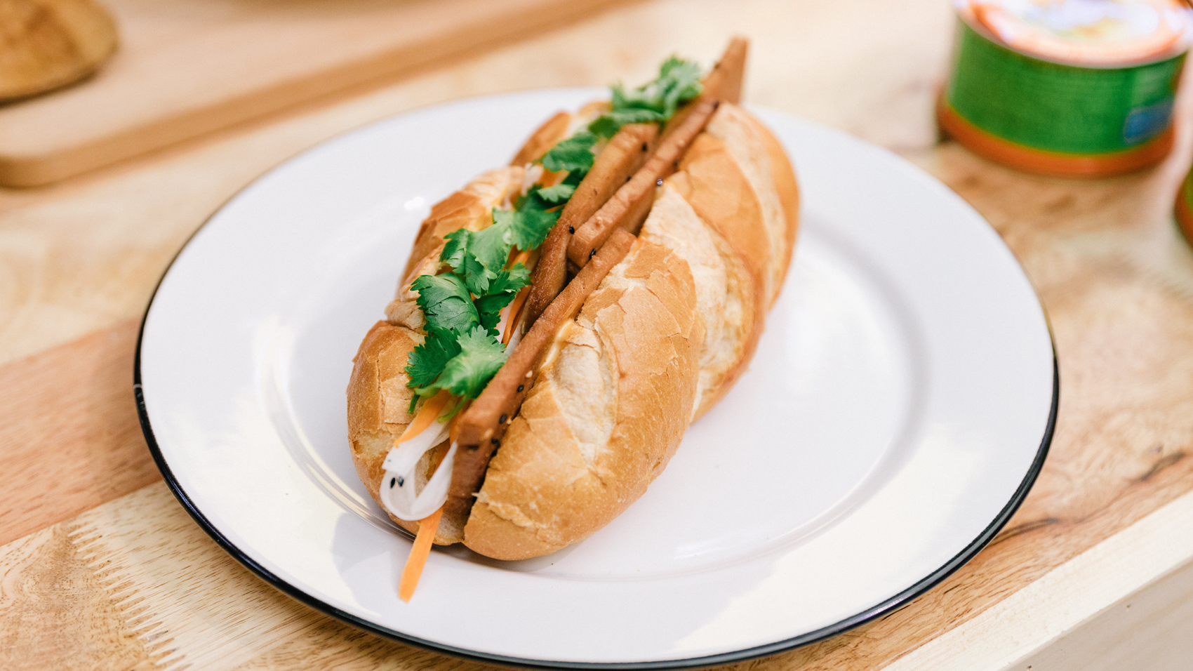 Plant-Based Luncheon Bahn Mi (by Chef Anis)